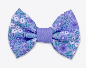 Dog Dickie Bow Tie in Purple, Lavender | Wyld Cub Notting Hill Wisteria | Harness or Collar | Small Puppy | Large Dog | Comfortable, Stylish