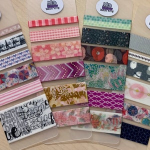 Washi Sample Sets - 6 ontwerpen per kaart (50cm elk ontwerp)