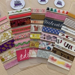 Washi-voorbeeldset: 7 ontwerpen per kaart (elk 50 cm)