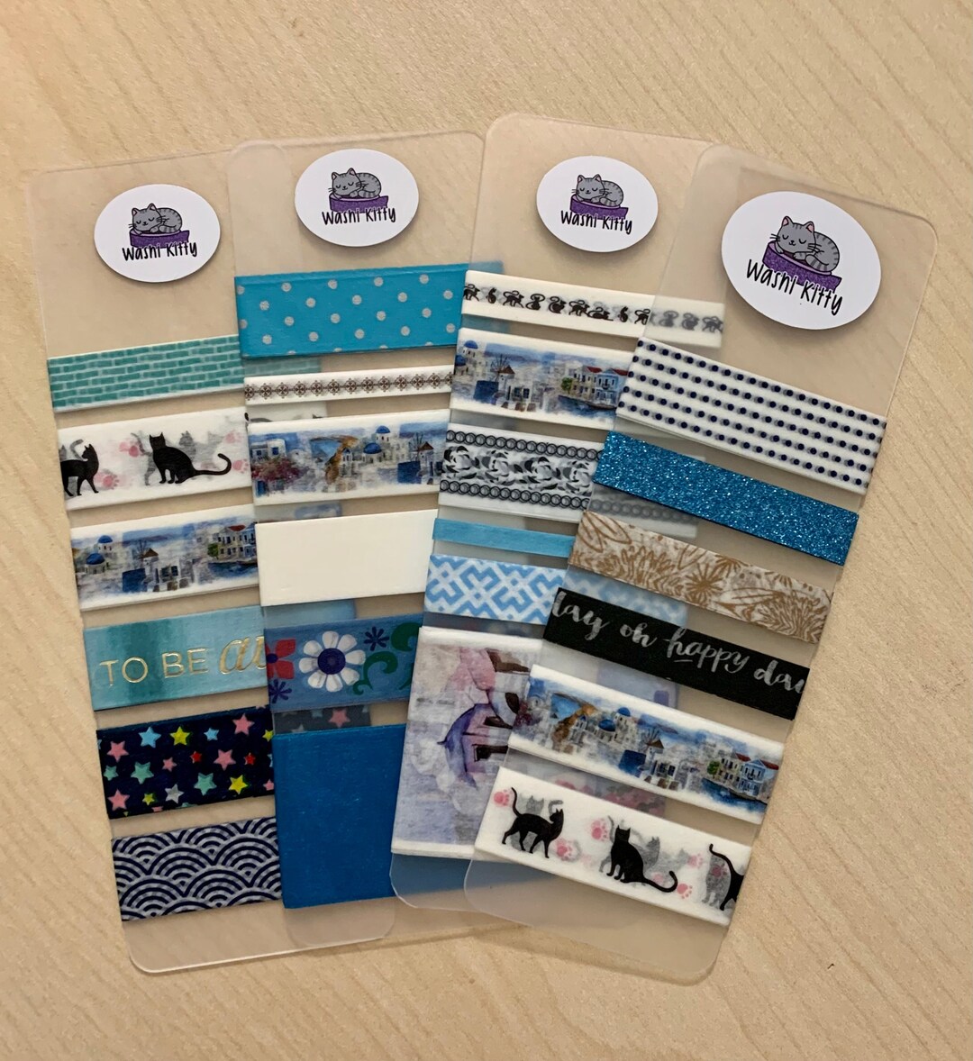 Memories of Greek Islands Washi Sample Sets - 6 Designs per Card (50cm ...