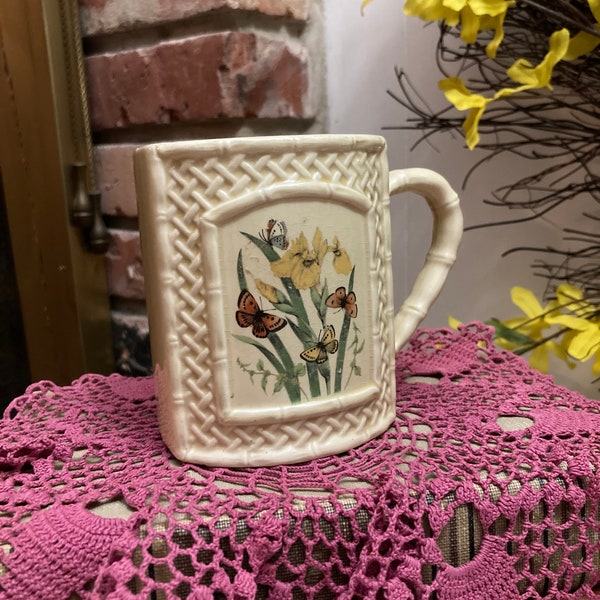 Vintage Butterfly Mug