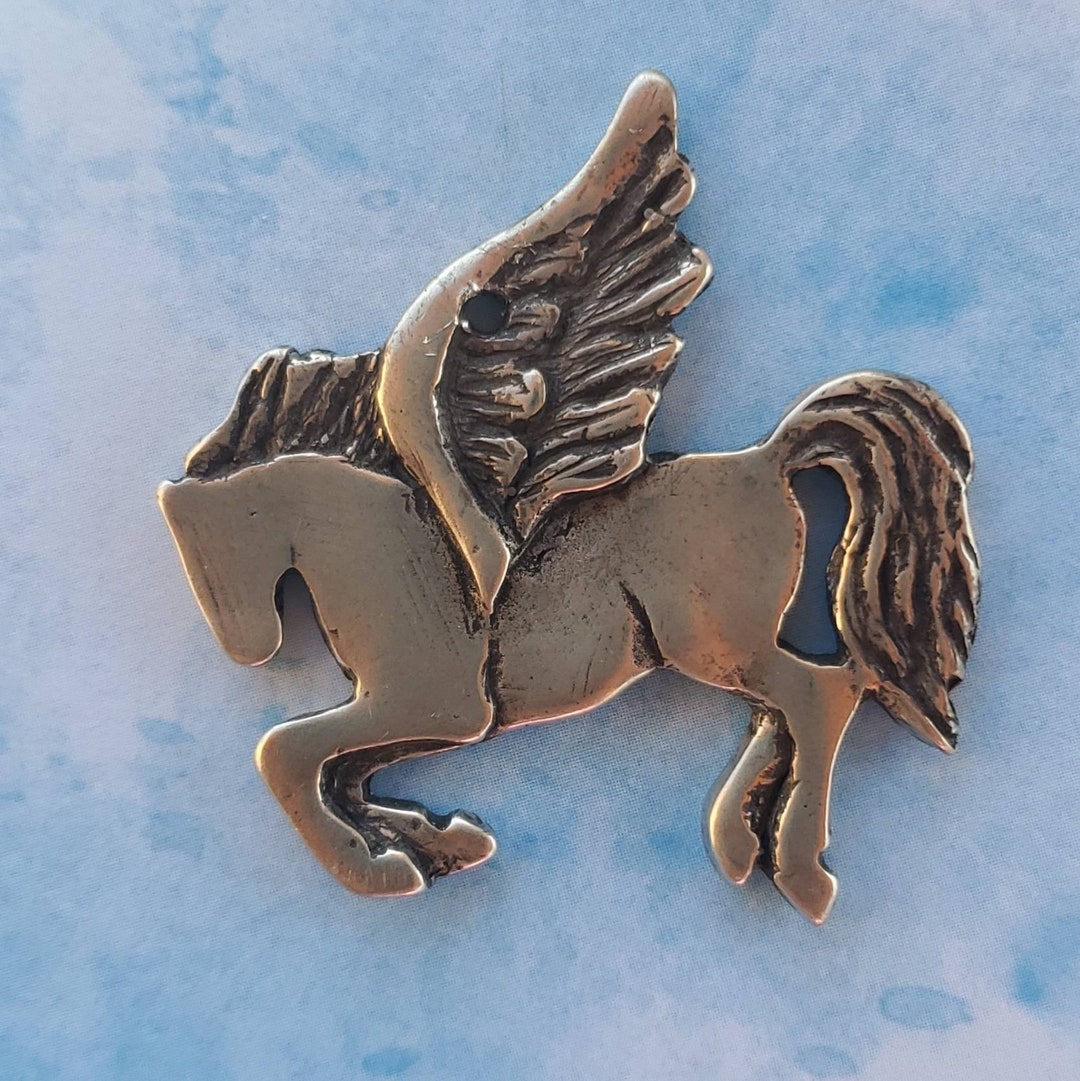 Pegasus Horse Pendant, Horse Memorial, Winged Horse Pendant, Horse ...