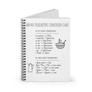 Cookbook Journal, Spiral Notebook - Ruled Line