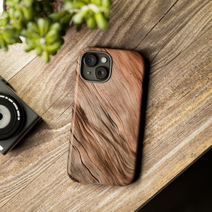 Realistic Wood Grain Phone Cases