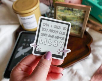 Libby App Sticker: Waterproof Vinyl Decal for Kindle/Laptop