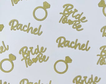 Personalised Bride To Be Confetti, Hen Party, Bridal Shower, Engagement Party