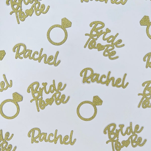 Personalised Bride To Be Confetti, Hen Party, Bridal Shower, Engagement Party