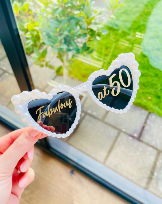 Any Age Personalised Sunglasses, Birthday Party Sunglasses, 30th Gift, 40th Gift, 50th Gift, 60th Gift