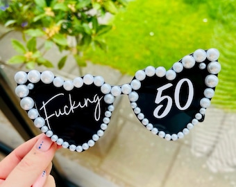 Fucking Fifty Sunglasses, Birthday Party Sunglasses, 50th Decorations, 50th Gift