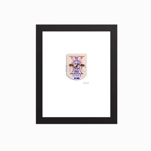 Vinatge LBI Beach Badge - Long Beach Island since 1936 - Wall Art Fine Print