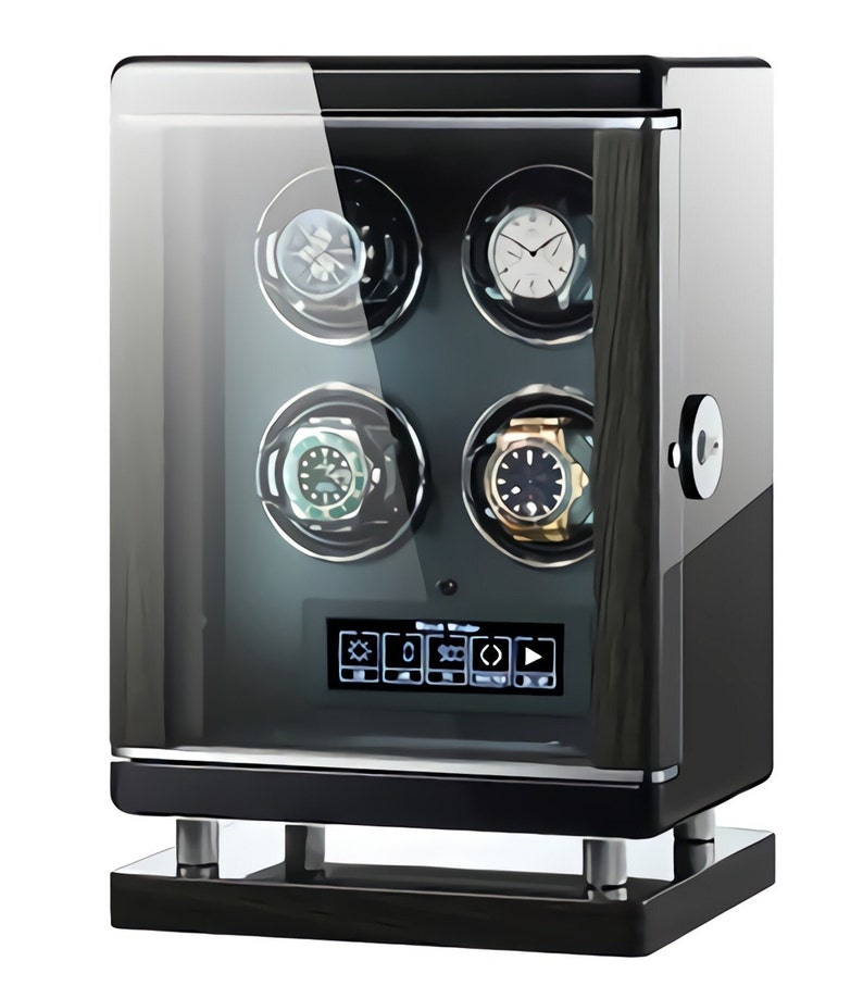 Roma Series Watch Winder With Biometric Finger Print Access Etsy