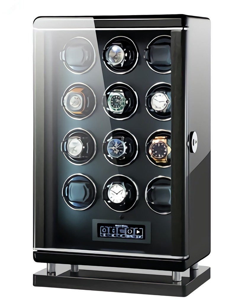 Roma Series Watch Winder With Biometric Finger Print Access Etsy