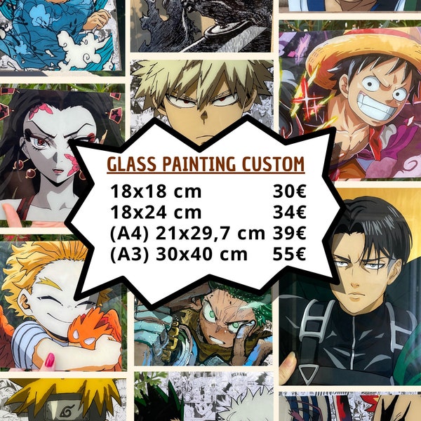 Bestellen Sie Glasmalerei Anime Manga