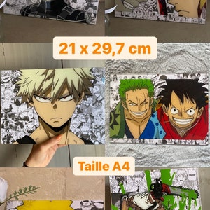 Order Glass painting anime manga 21 x 29,7 (A4) cm