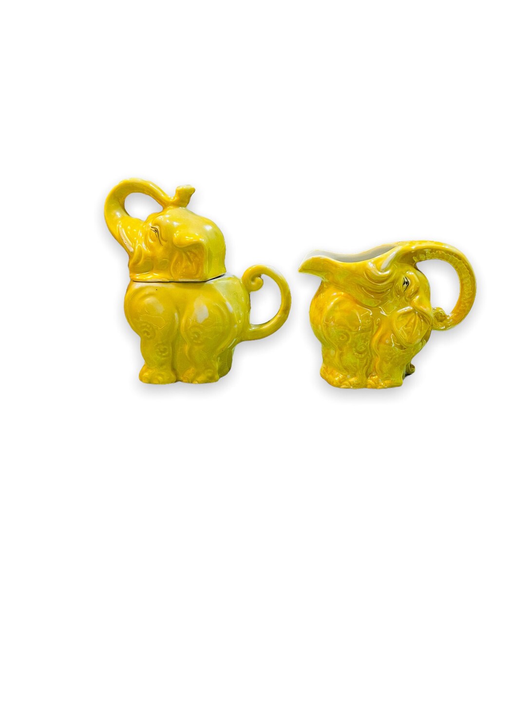 Nippon Elephant Cream and Sugar Set Etsy