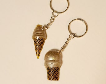 ice cream cone keychains