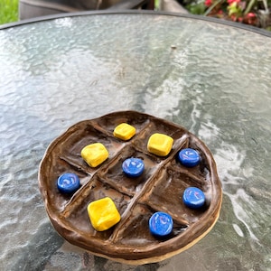 Waffle Tik Tack Toe Board Game
