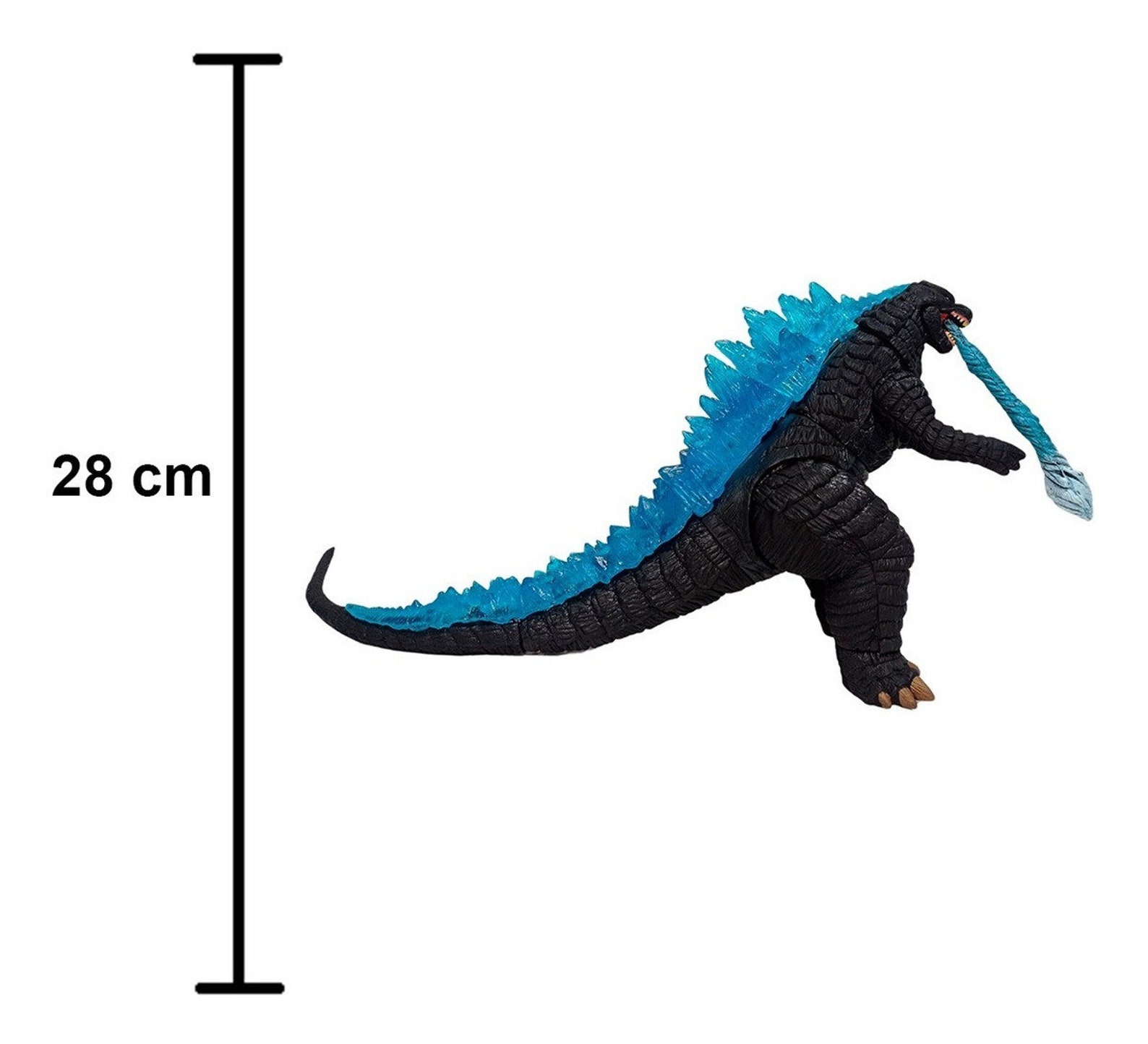 Godzilla figure with articulated light Etsy