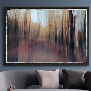 Abstract Forest Photography Print: ICM Blurred Landscape (Digital Download)