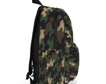 Camouflage Backpack: Trendy Camo Rucksack for Hiking, School  display picture 1