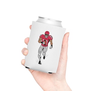 Football Player Can Cooler - Perfect for Tailgating, Parties, Game Day, BBQs, and Sports Events, Fun Gift for Fans and Friends