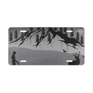 Custom Nature Scene Vanity Plate: Personalized Car Decor, Outdoor Gift