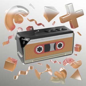 Retro Cassette Bluetooth Speaker: Vintage Music Lover Portable Sound System