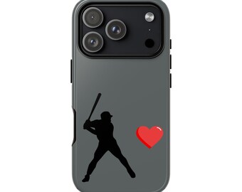 Baseball Love Phone Case: Impact-Resistant Sports Fan Accessory