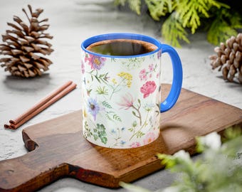 Wildflower Watercolor Mug | Floral Coffee Mug