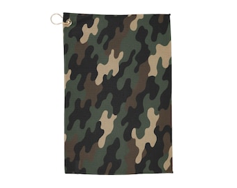 Camo Golf Handtuch, Sport-Accessoire, Mikrofaser-Mischung