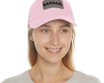 Leather Patch Dad Hat: Chino Twill, Antique Brass Buckle