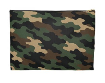 Camouflage Zubehör Tasche: Chic Camo Make-up Tasche, Zahnrad-Organizer