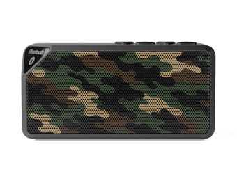 Portable Bluetooth Speaker, Outdoor Music Device, Wireless Speaker for Travel, Perfect Gift for Music Lovers, Camo Design Speaker