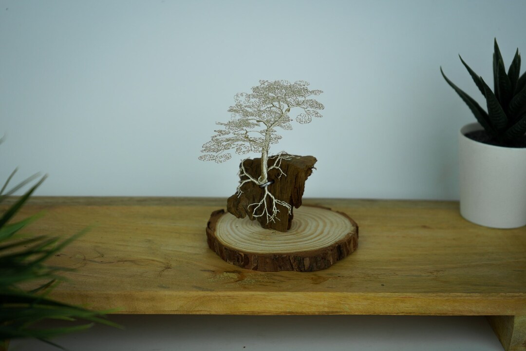 Mini Bonsai Tree Made of Wire Wire Tree as Decoration - Etsy