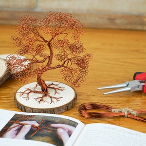 Craft set wire tree gift idea for hobbyists material for a work of art made of wire including instructions image 10
