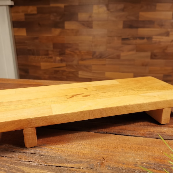 Bonsai table in beech wood, engravable/customizable on request, handmade table, mini table, side table in beech wood