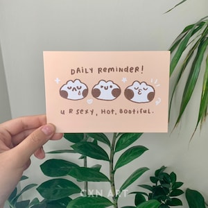 Cartão postal de afirmação de lembrete diário positivo de sapo, impressão artística de 4x6 polegadas, ilustração, amigos por correspondência, decoração de parede