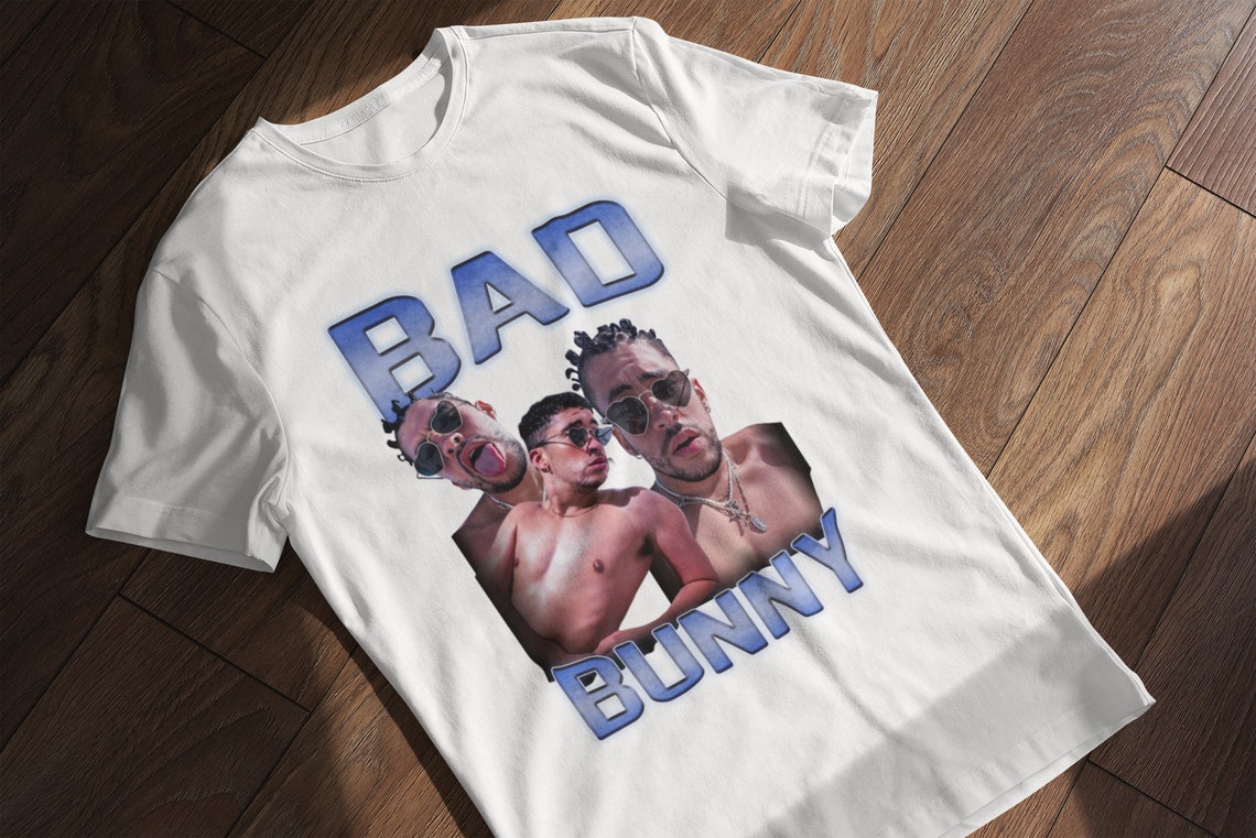 Bad bunny custom vintage shirt Etsy