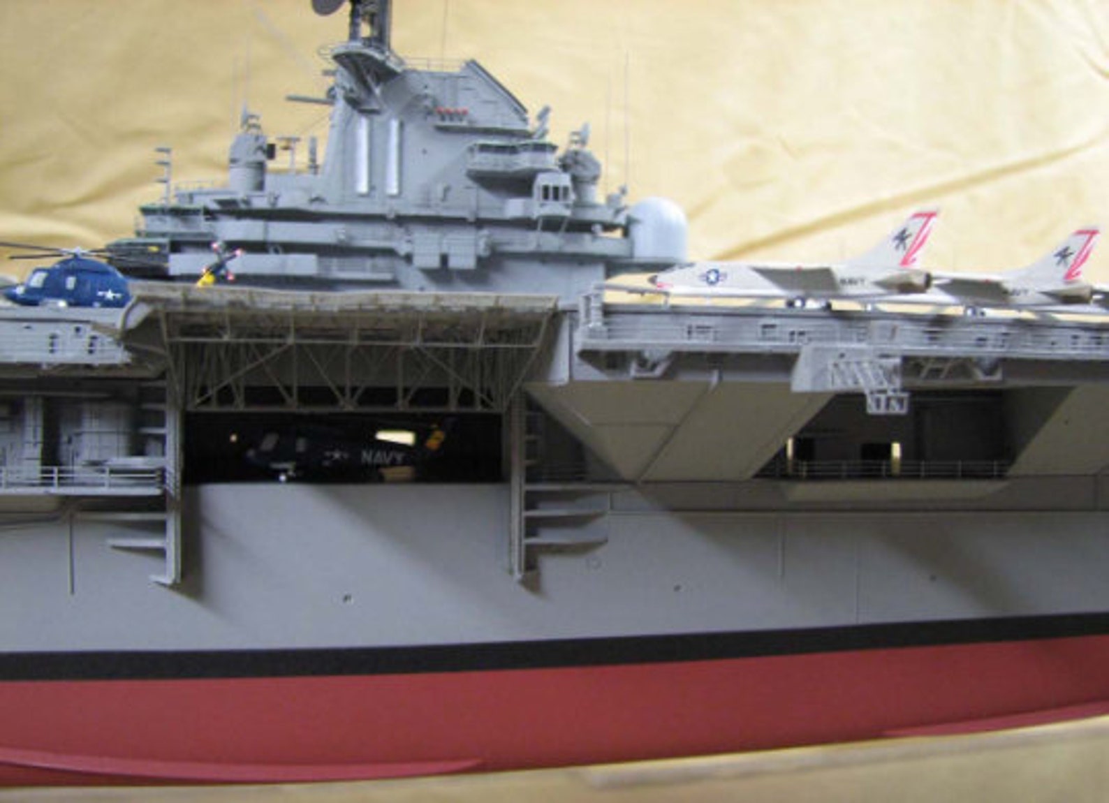 Pro built model 1/350 USS Intrepid CV11 ProBuilt Built Etsy