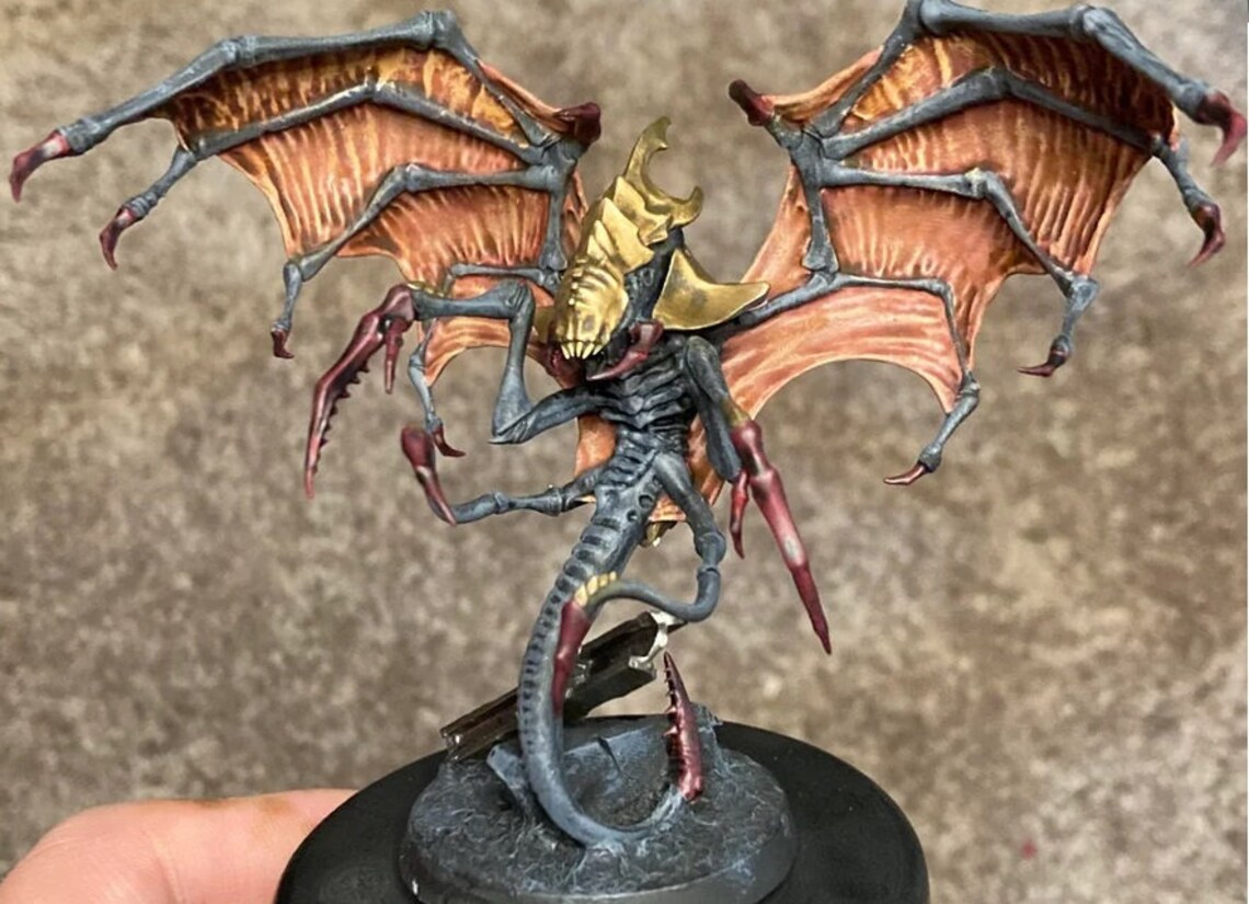 Warhammer 40K Tyranids Parasite of Mortrex Probuilt Scale Etsy