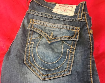 True religion jeans distressed 36