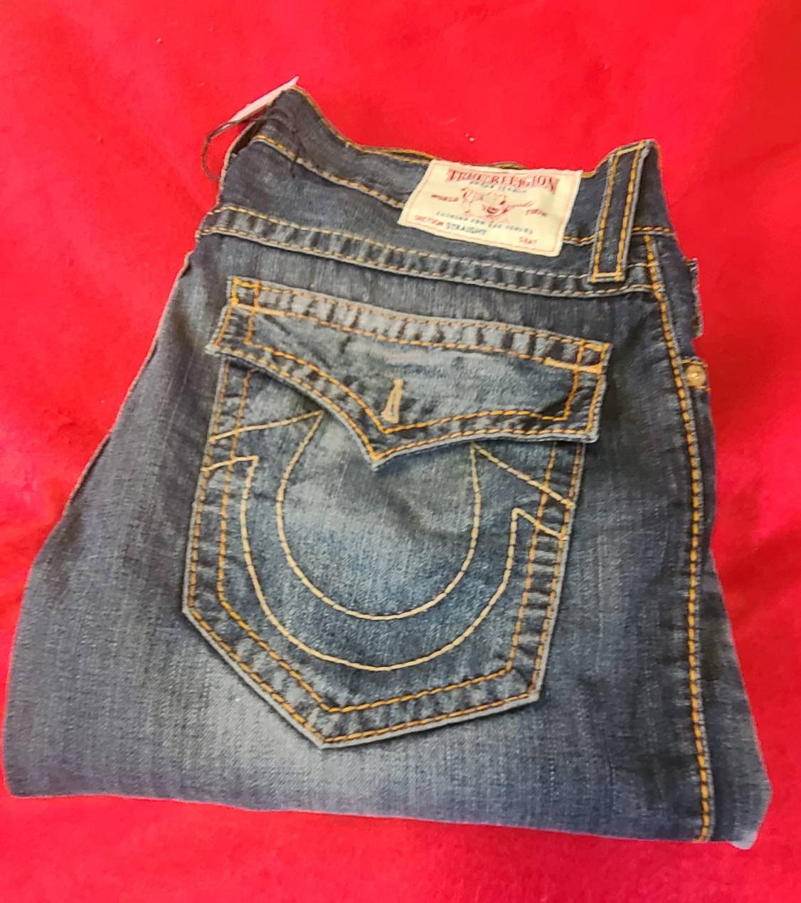 True Religion デニム　36インチ True Religion Jeans Distressed 36 - Etsy