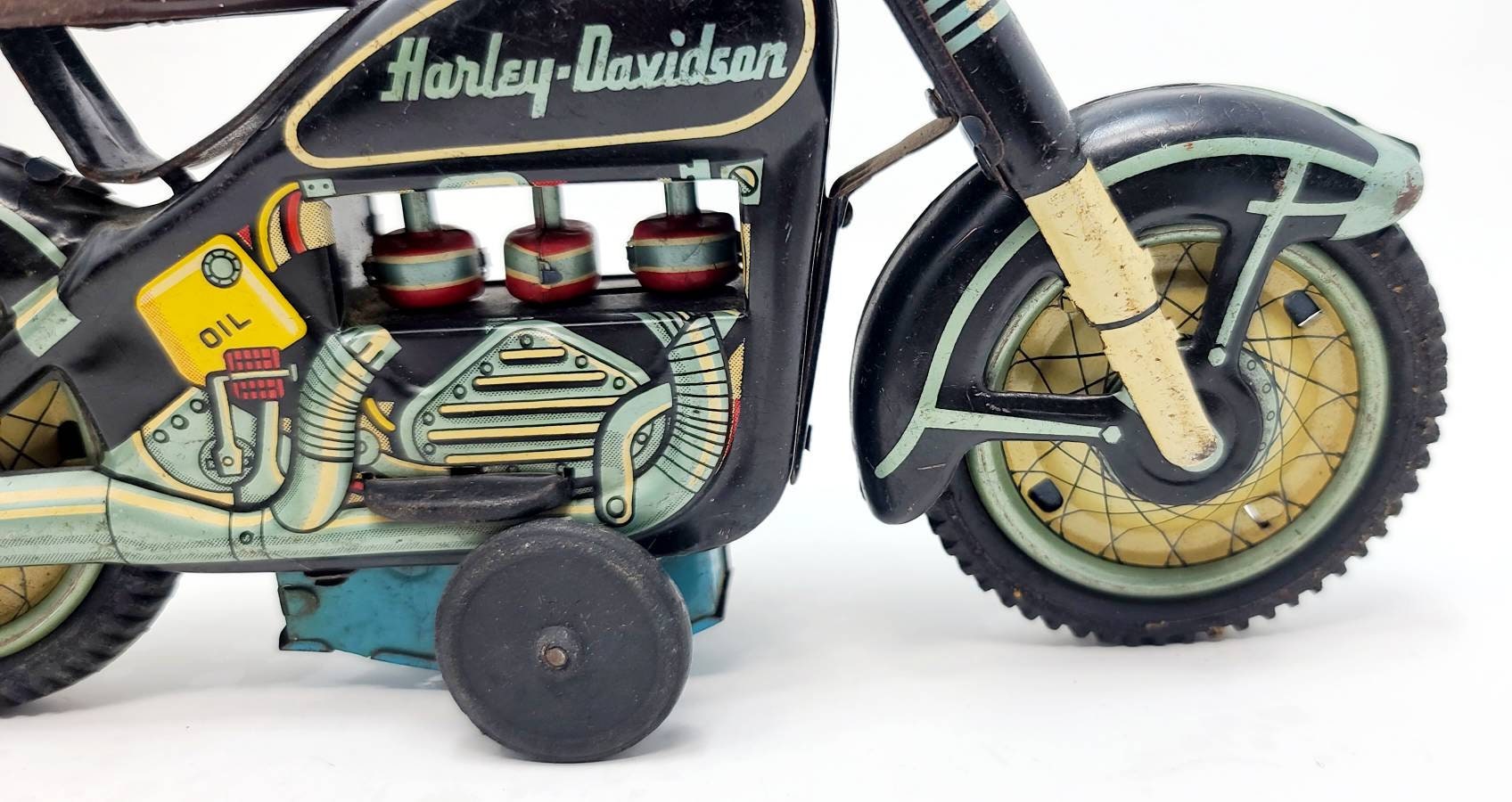 Harley Davidson Tin Toy Made in Japan - Etsy