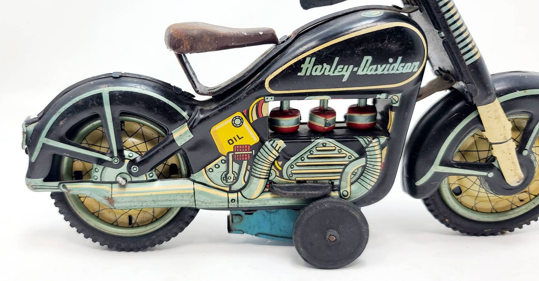 Harley Davidson Tin Toy Made in Japan - Etsy