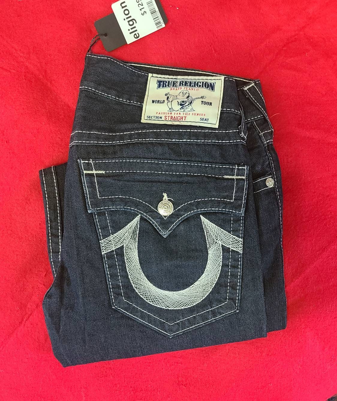 True Religion Embroidery Logo 33x33 Size Men - Etsy