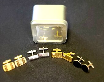 Set of 4 cuff links for men