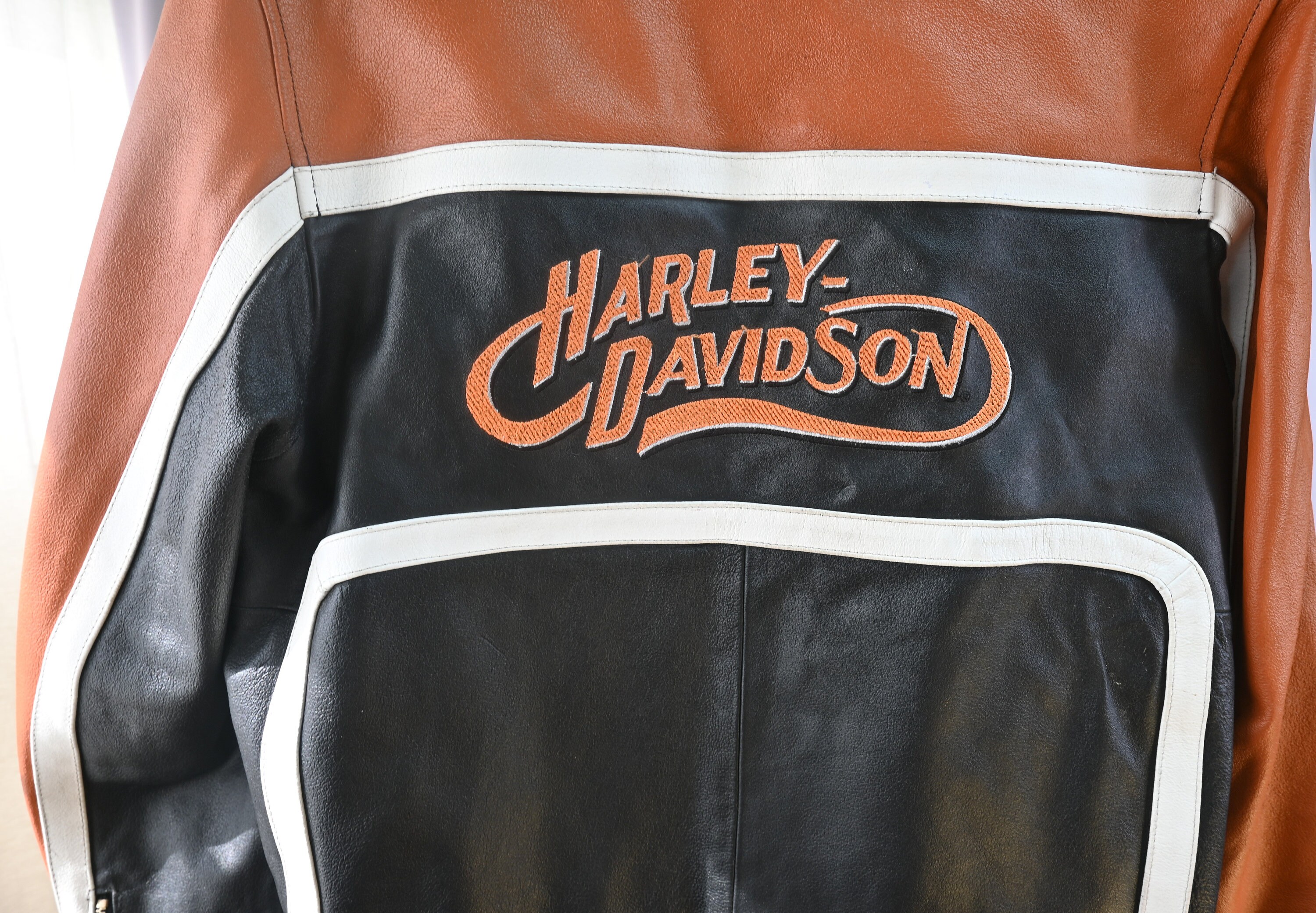 Harley Davidson Size XL Bomber Leather Jacket - Etsy