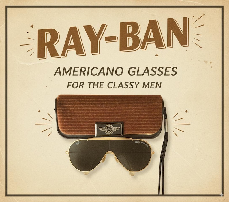Vintage Ray-Ban Bausch & Lomb wings gold rim image 1