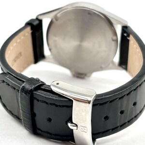 Victorinox Men's Swiss Army Black Dial & Leather Watch image 5