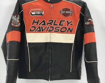 Harley Vintage Leather men M Jacket
